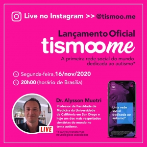 Lançamento Tismoo.me: Brasil lança primeira rede social do mundo dedicada ao autismo — Tismoo