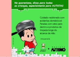 Na quarentena, Instituto Mauricio de Sousa e Revista Autismo dão dicas diárias para autistas — Tismoo